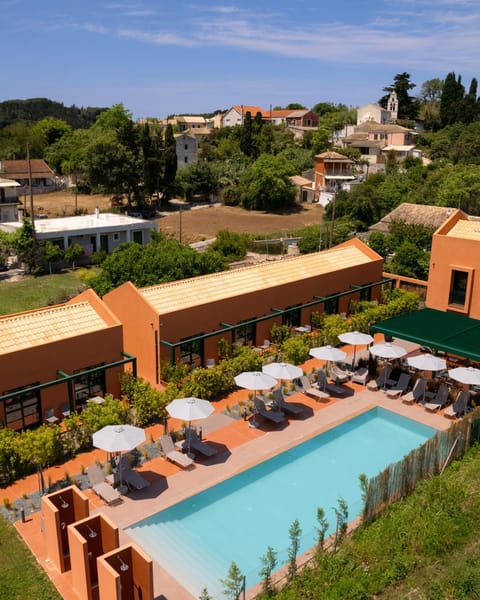 Property building, Day, Natural landscape, Swimming pool