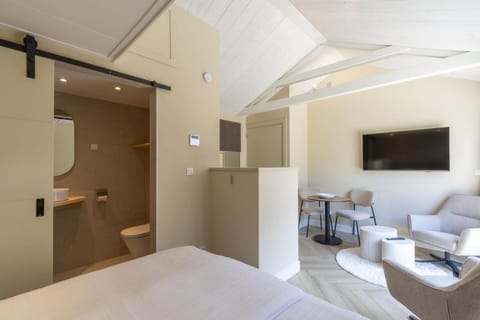 Toilet, Bathroom, Living room, Photo of the whole room, Seating area, Bedroom