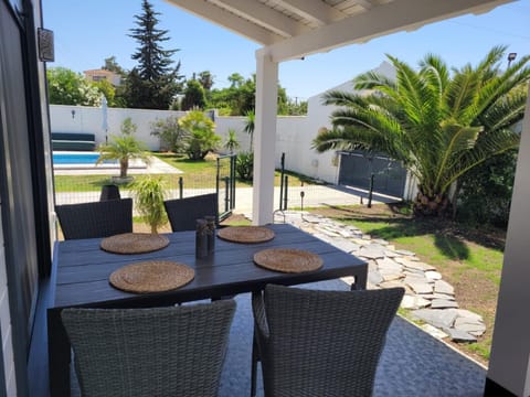 Property building, Living room, Swimming pool