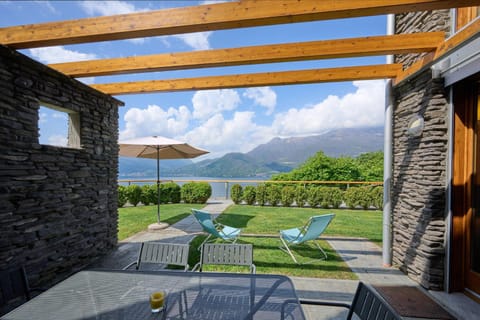 Patio, Spring, Day, Natural landscape, View (from property/room), Balcony/Terrace, Living room, Dining area, Mountain view, sunbed