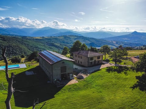 Property building, Bird's eye view, View (from property/room), Garden view, Mountain view, Pool view, Swimming pool