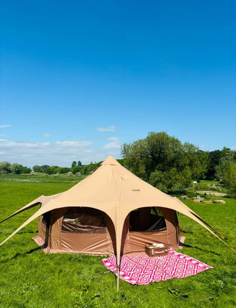 Goldings Farm yurt Tent firepit bbq activities Campground/ 
RV Resort in Hertford