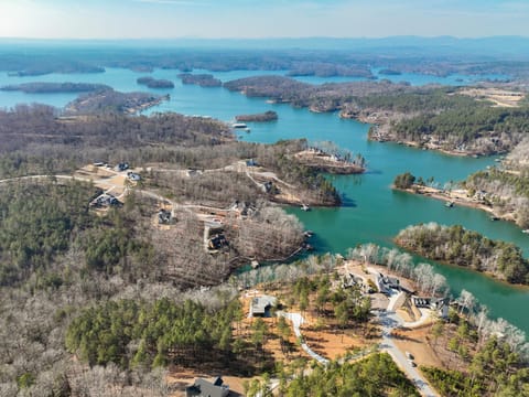 Natural landscape, Bird's eye view, Lake view, Mountain view