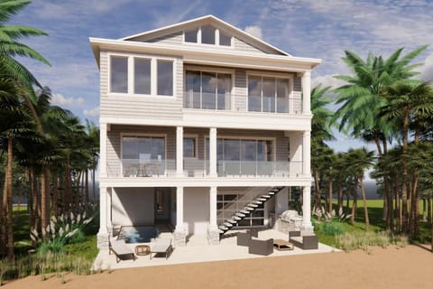 Brand New Home on Sunset Beach with Pool Villa in Sunset Beach