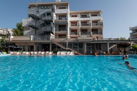 Property building, Pool view, Swimming pool