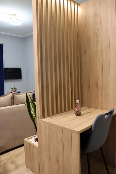 Blue superior modern studio Apartment in İzmir Province