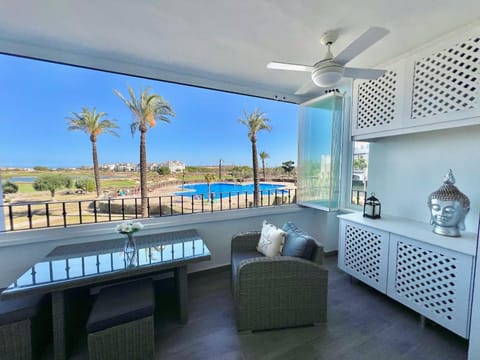 View (from property/room), Balcony/Terrace, Pool view