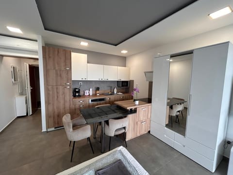 Kitchen or kitchenette, Dining area, oven