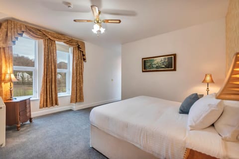 Bed, View (from property/room), Photo of the whole room, Bedroom, Garden view, Landmark view, Mountain view, River view