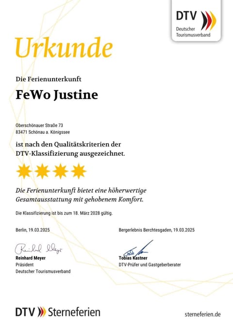 Ferienwohnung Justine Apartment in Berchtesgaden