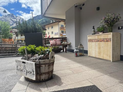 Property building, Patio