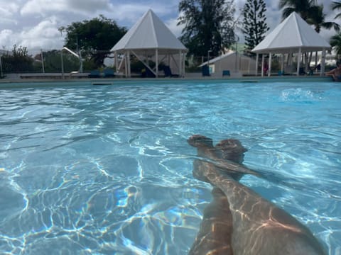 Pool view, sunbed