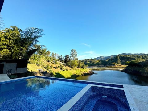 Natural landscape, Pool view, Swimming pool