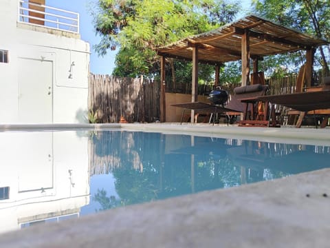 Pool view, Swimming pool, sunbed