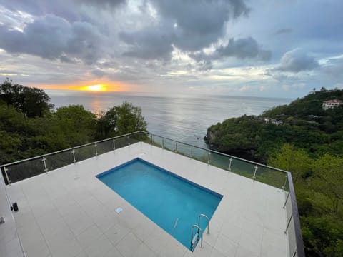 Sea view, Swimming pool, Sunset