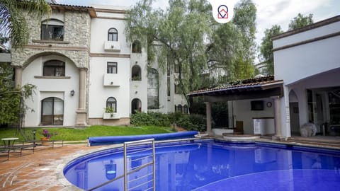 Property building, Pool view