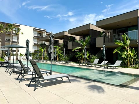 Property building, Pool view, Swimming pool