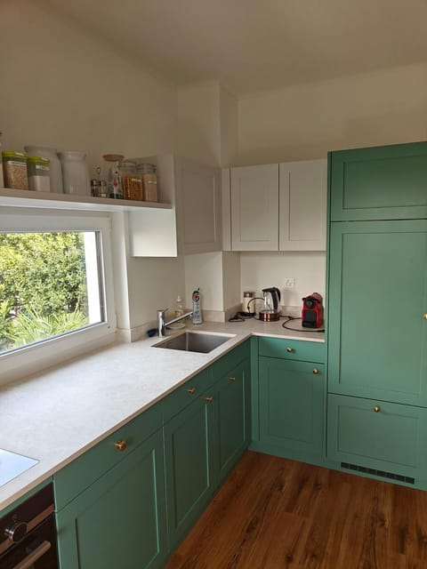 Kitchen or kitchenette, dishwasher