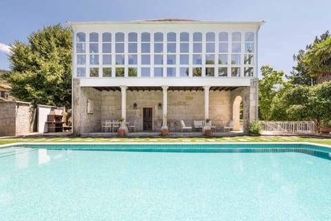 Property building, Patio, Pool view, Swimming pool