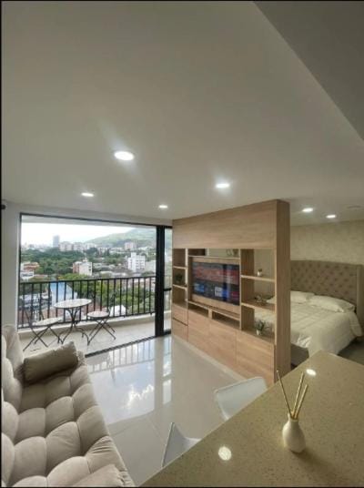 TV and multimedia, View (from property/room), Balcony/Terrace, Living room, Photo of the whole room