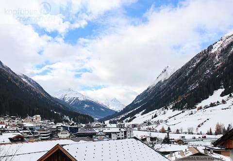 Day, Natural landscape, Winter, Mountain view