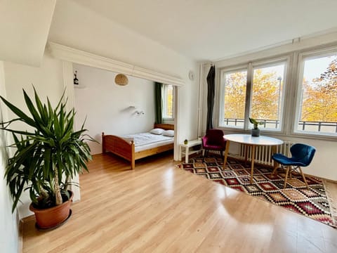 Bed, Living room