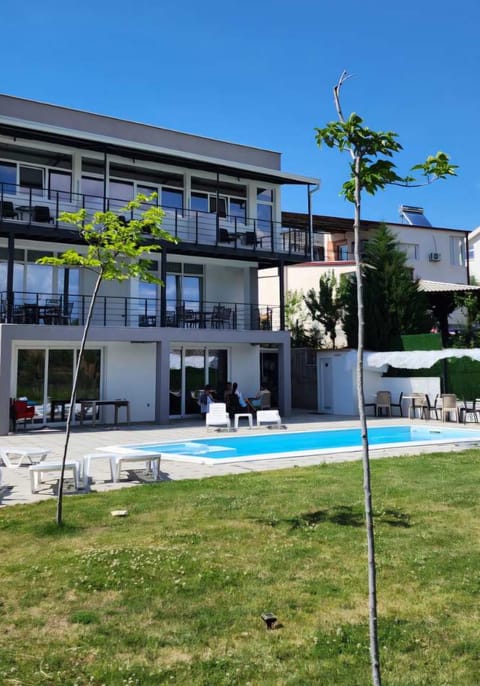 Property building, Pool view, Swimming pool