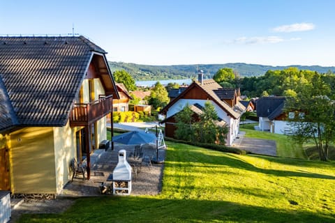 Natural landscape, Garden, Garden view, Lake view