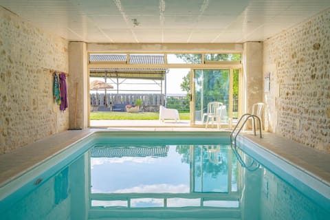 Property building, Living room, Swimming pool
