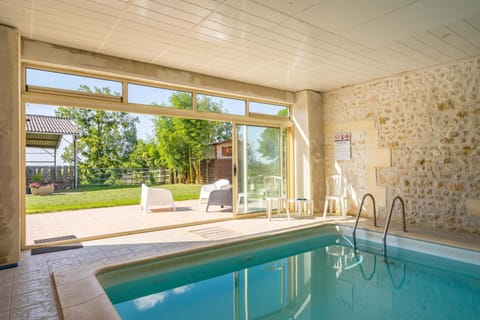 Property building, Living room, Swimming pool
