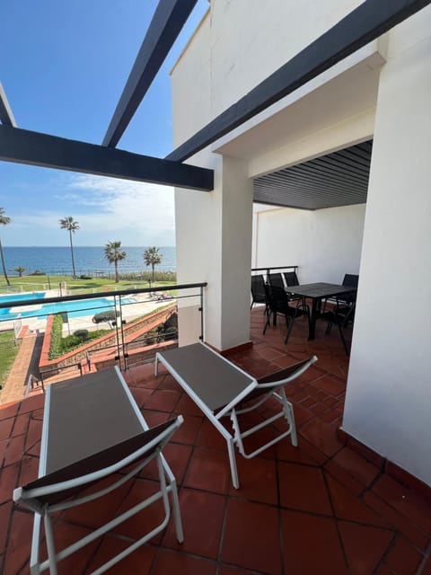 Balcony/Terrace, Bedroom, Garden view, Pool view, Sea view