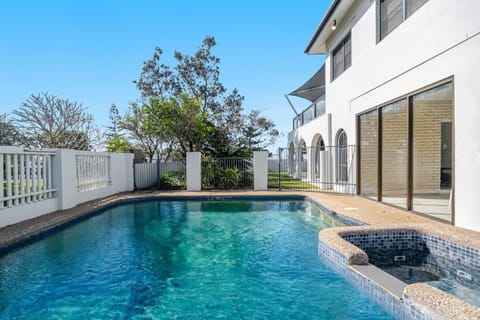 Property building, Patio, Day, Pool view, Swimming pool