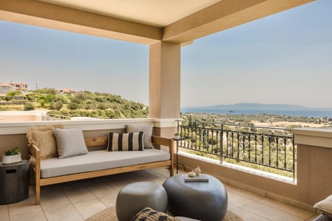 Patio, Natural landscape, Balcony/Terrace, Sea view