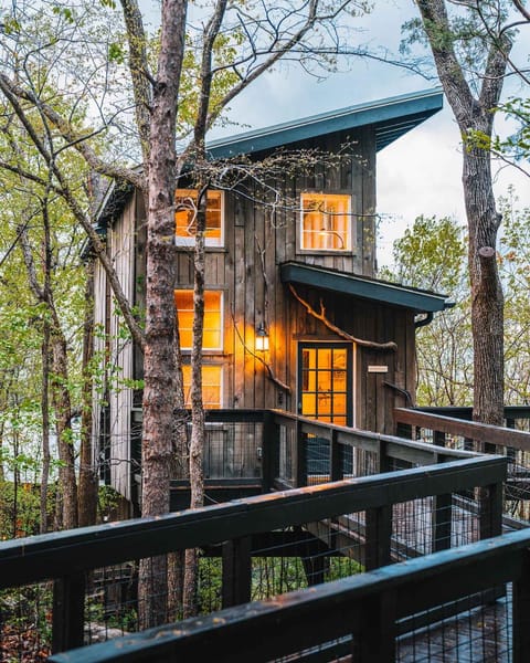 Treetop Hideaways: Dogwood Treehouse in Chattanooga Chalet in Ruby Falls