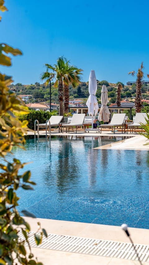 Property building, Pool view