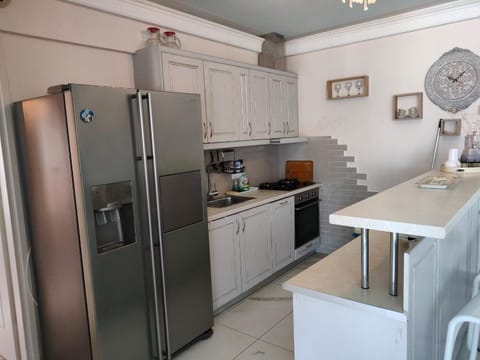 Kitchen or kitchenette, dishwasher, minibar, oven, stove