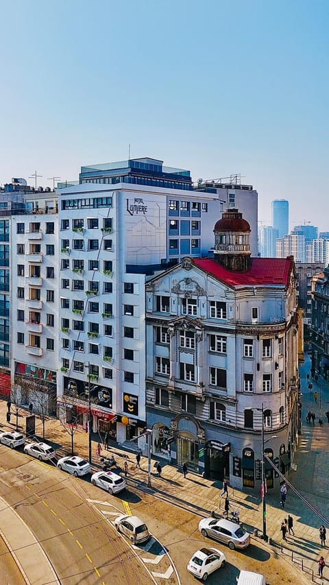 Property building, City view, Location