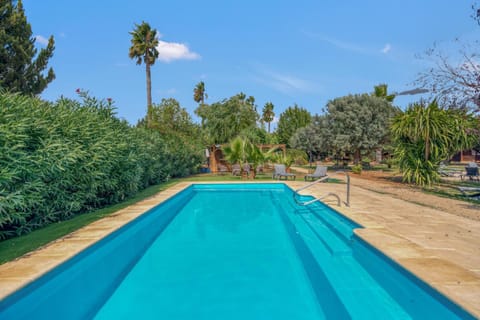 Property building, Living room, Swimming pool