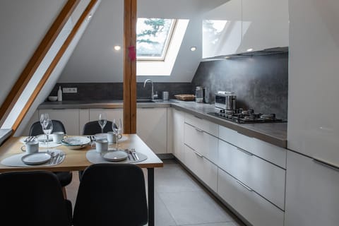 Kitchen or kitchenette, Dining area