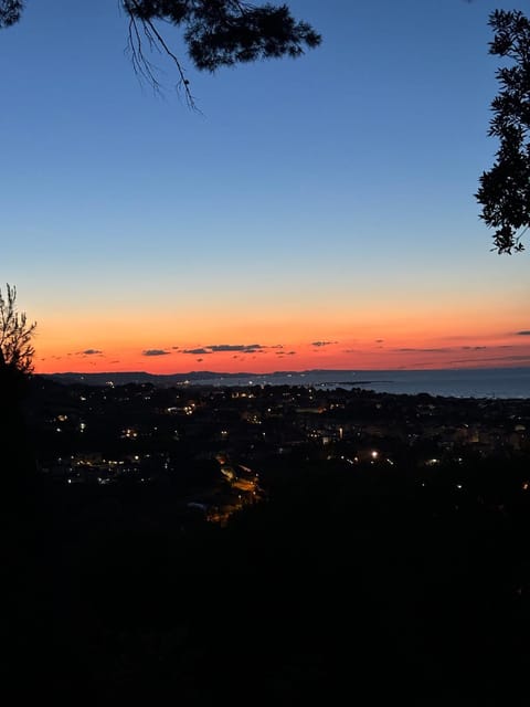 Natural landscape, Sea view, Sunset