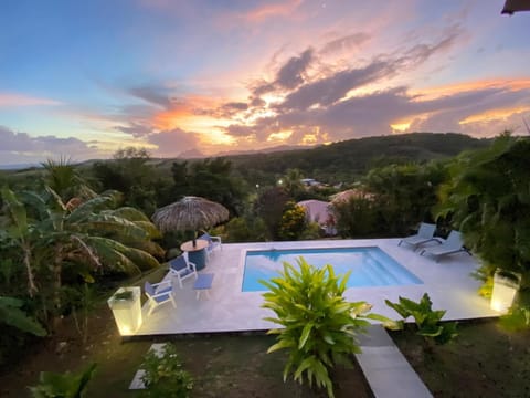Natural landscape, Garden, Garden view, Mountain view, Pool view, Swimming pool, Swimming pool, Sunrise, Sunset, sunbed