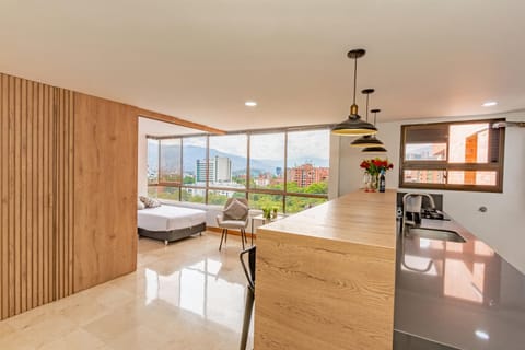 Kitchen or kitchenette, Dining area, Bedroom