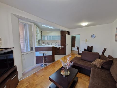 TV and multimedia, Kitchen or kitchenette, Living room, Seating area, Dining area