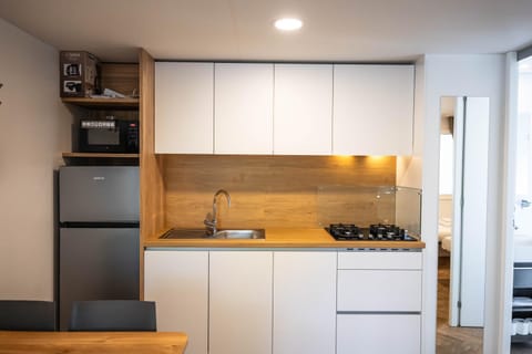 Property building, kitchen