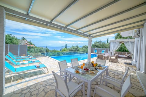 Patio, Natural landscape, Sea view, Swimming pool, Breakfast, sunbed