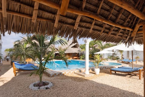 Natural landscape, Pool view, Swimming pool, sunbed