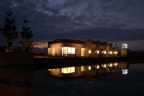 Facade/entrance, Off site, Night, Winter