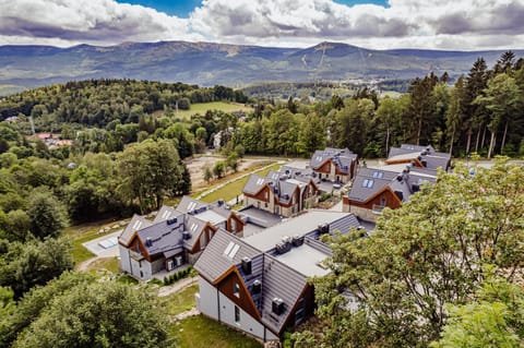 Property building, Neighbourhood, Natural landscape, Bird's eye view, Mountain view, Location