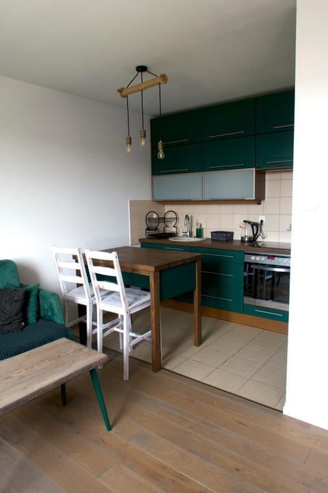 Kitchen or kitchenette, Living room, Seating area, Dining area, stove