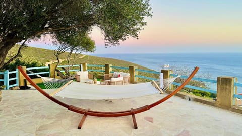 Summer, View (from property/room), Seating area, Mountain view, Mountain view, Sea view, Sea view, Sunrise, Sunset, furniture, sunbed, sunbed